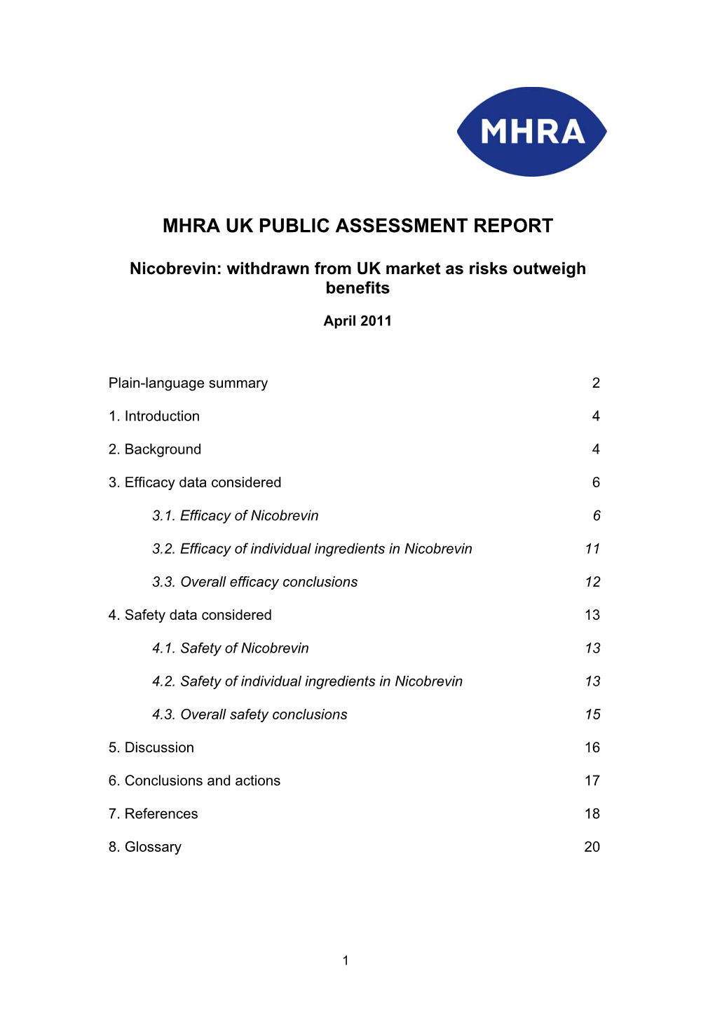 Mhra Uk Public Assessment Report