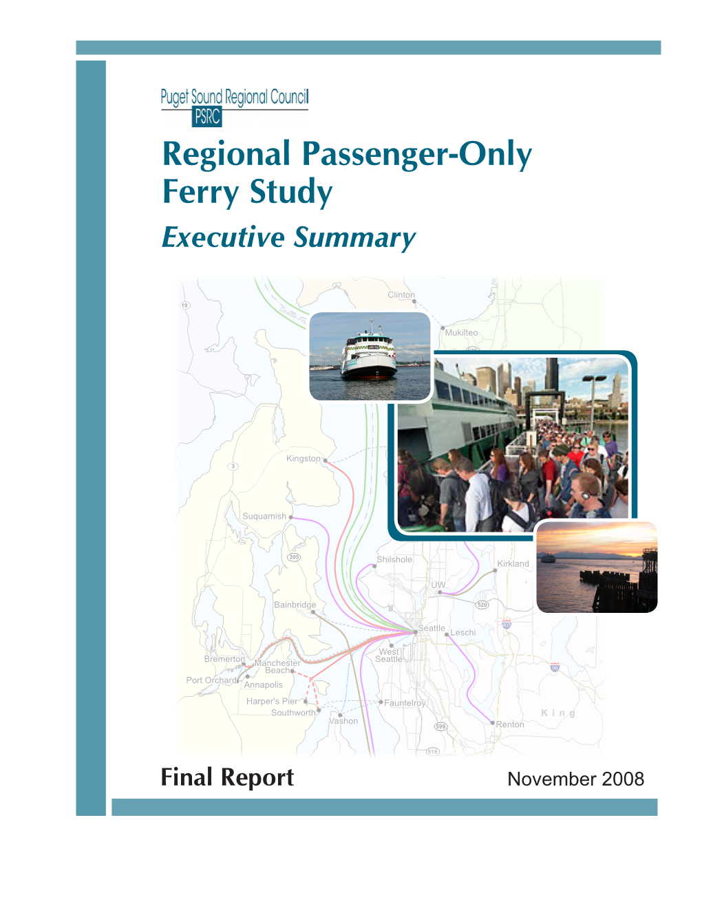 2008 Regional Passenger-Only Ferry Study