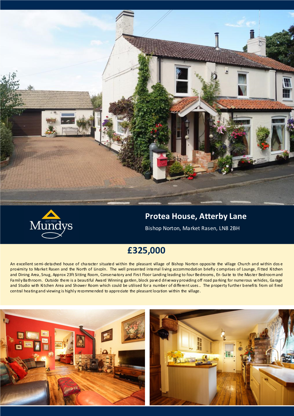 Protea House, Atterby Lane Bishop Norton, Market Rasen, LN8 2BH