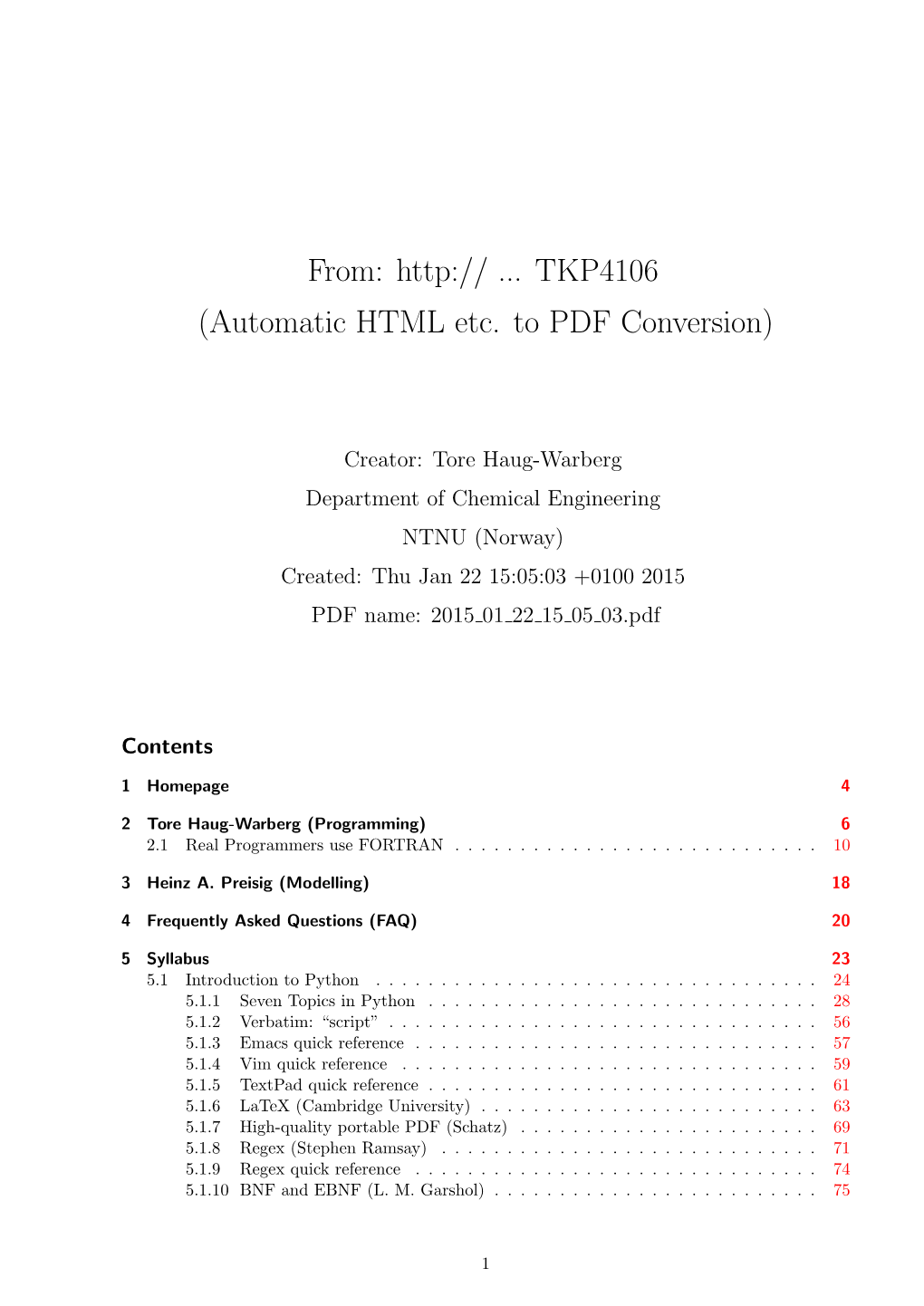 Generating High-Quality Portable PDF Files