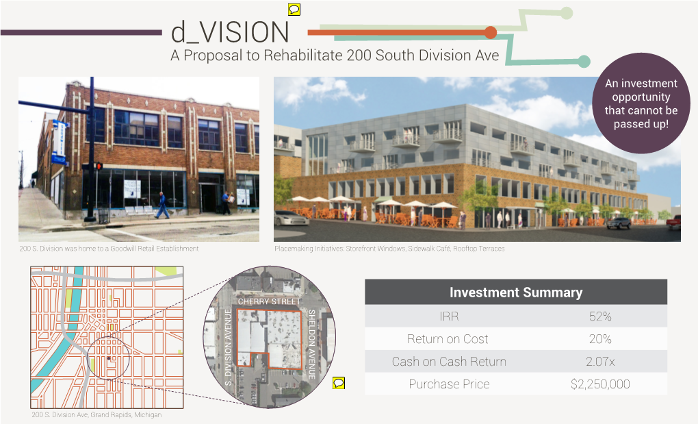 D VISION a Proposal to Rehabilitate 200 South Division Ave