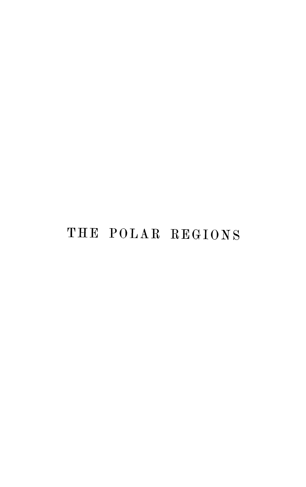 The Polar Regions