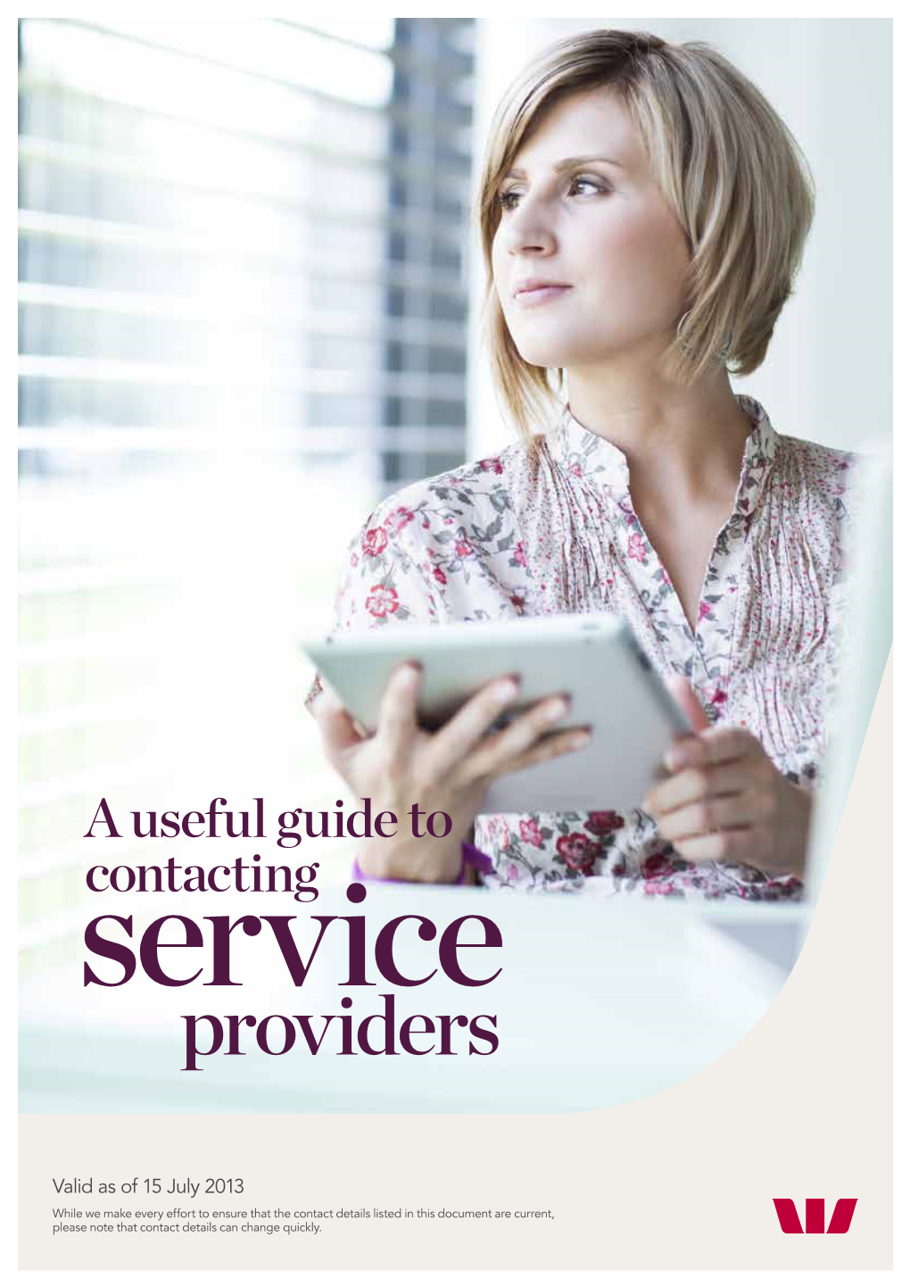 Guide to Contacting Service Providers