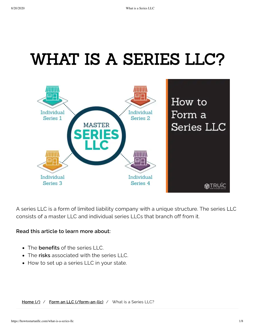 What Is a Series Llc?