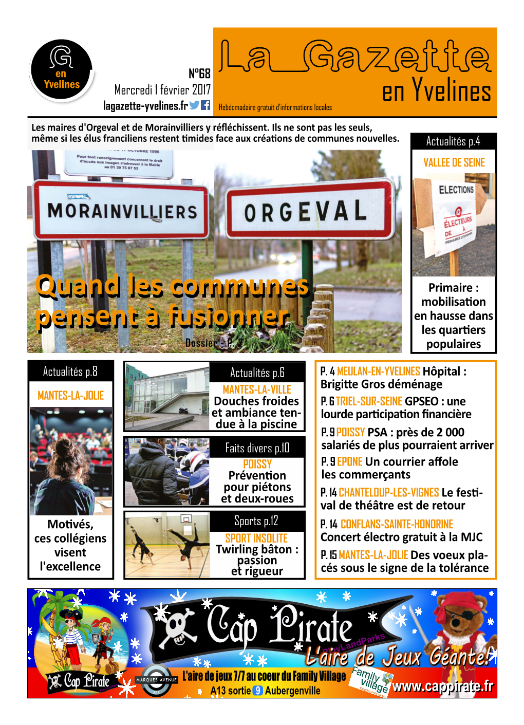 La Gazette Yvelines Mercredi 1 Février 2017 En Yvelines Lagazette-Yvelines.Fr Hebdomadaire Gratuit D’Informations Locales