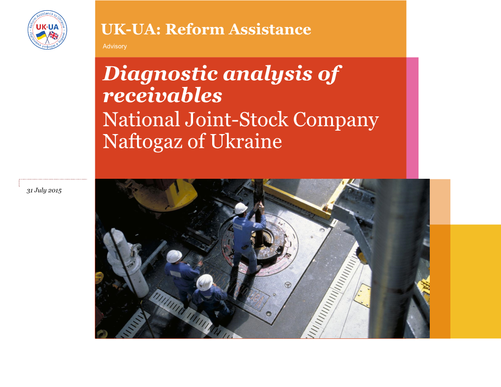 Diagnostic Analysis of Receivables National Joint-Stock Company Naftogaz of Ukraine