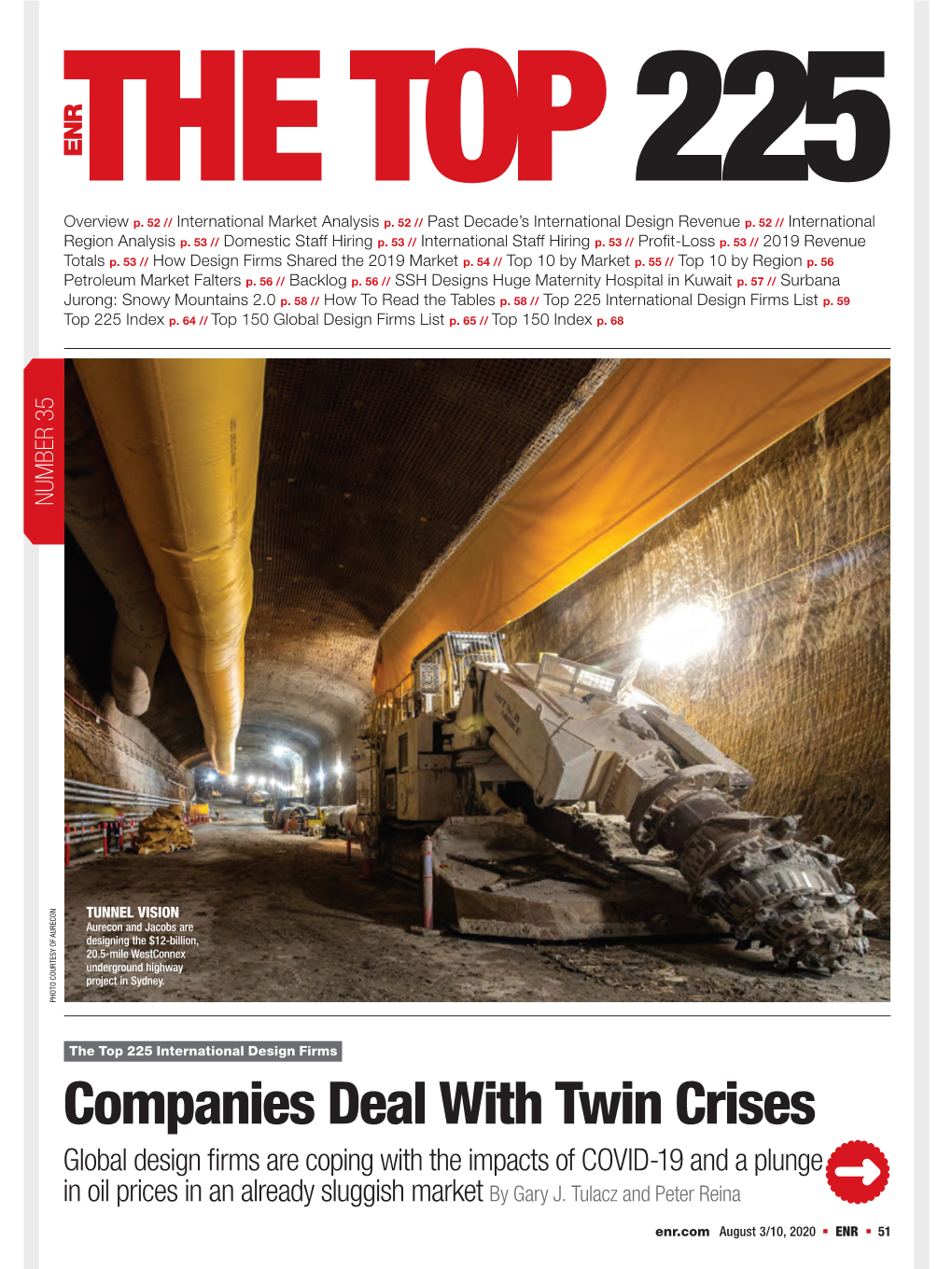 Companies Deal with Twin Crises Global Design Firms Are Coping with the Impacts of COVID-19 and a Plunge in Oil Prices in an Already Sluggish Market by Gary J