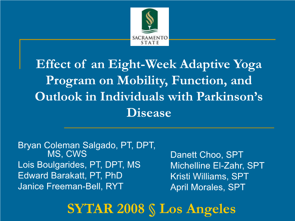 Parkinson's Disease