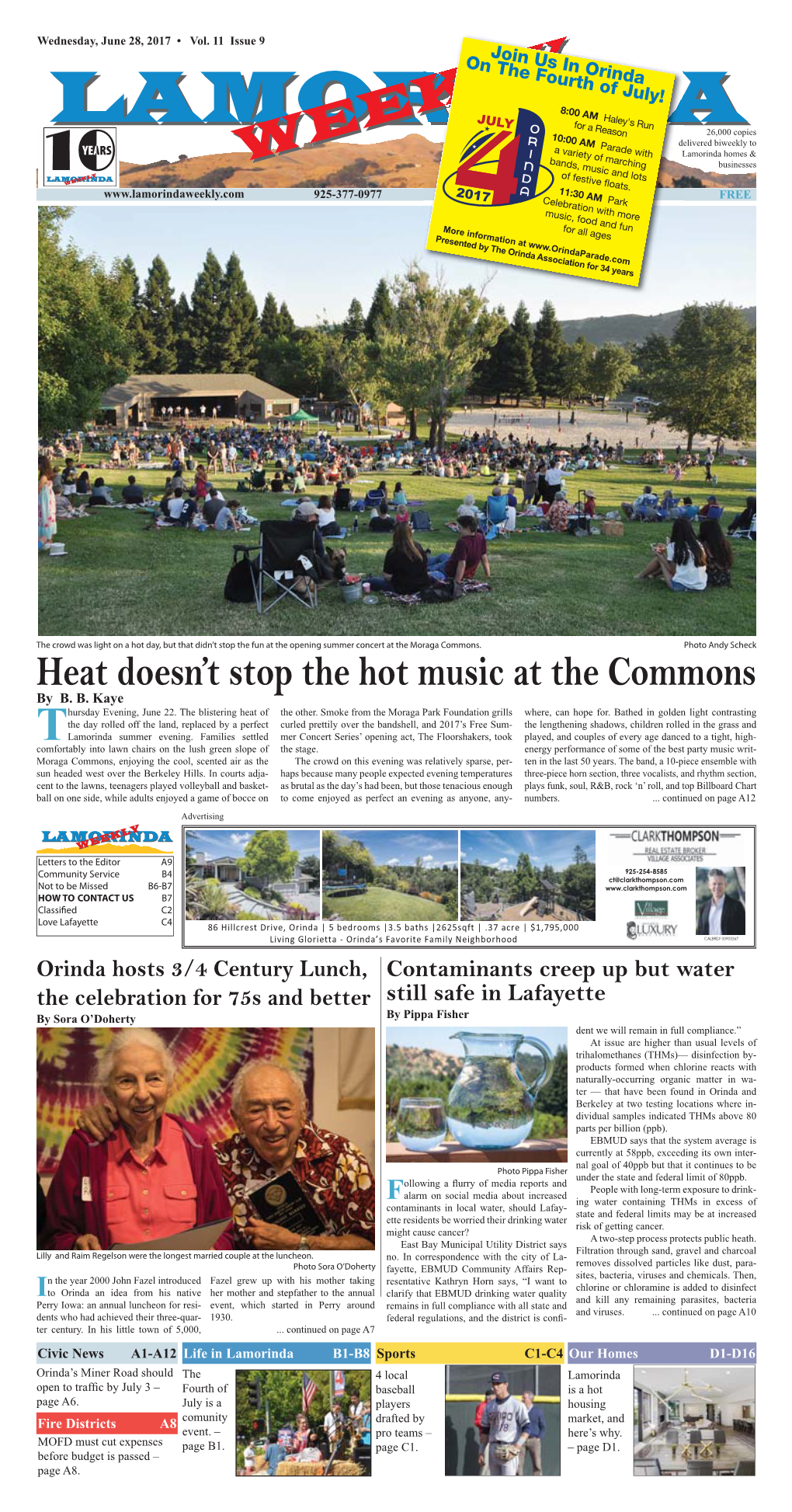 Lamorinda Weekly Issue 9 Volume 11