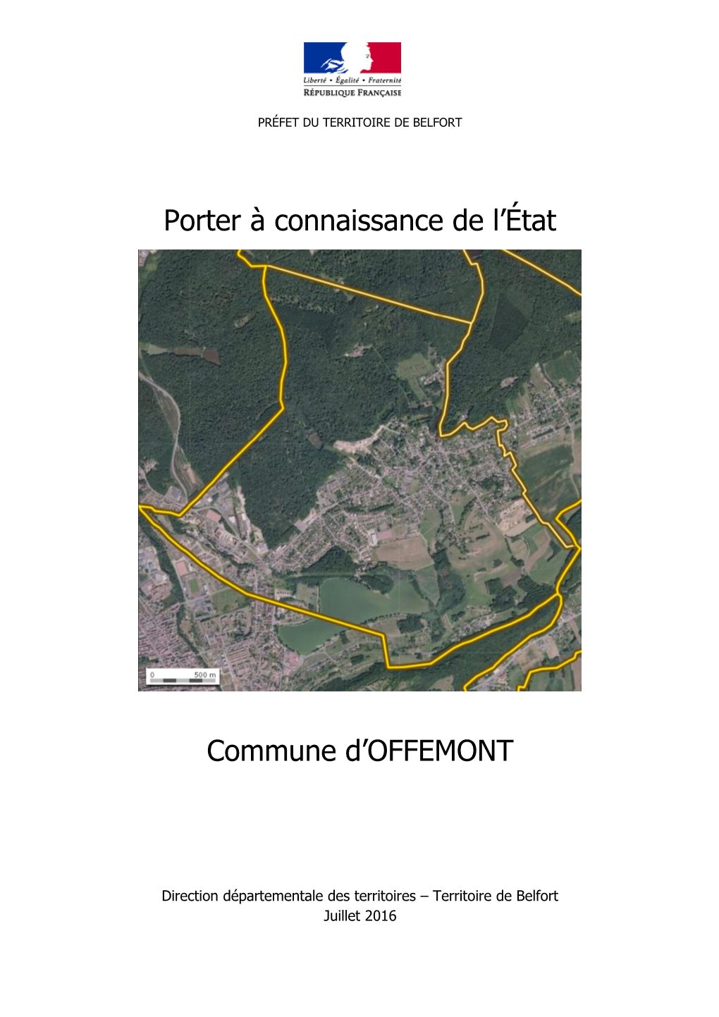 Porter À Connaissance De L'état Commune D'offemont