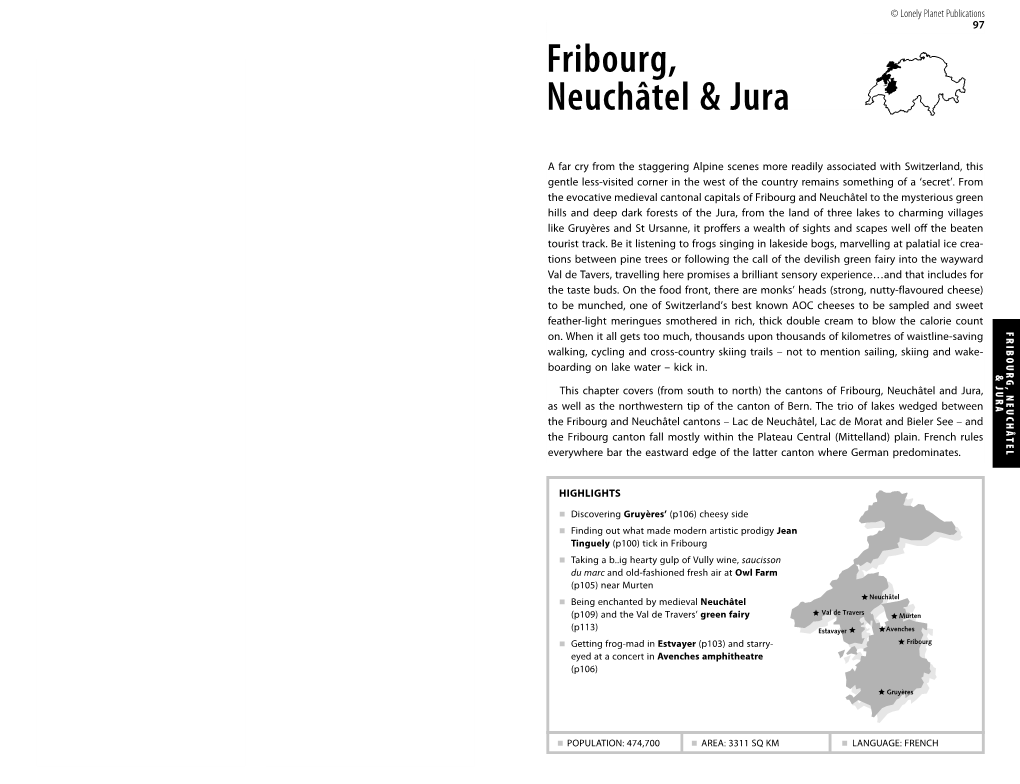 Fribourg, Neuchâtel & Jura