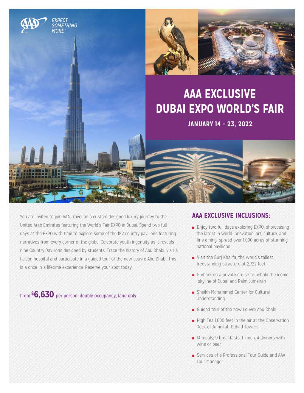 Aaa Exclusive Dubai Expo World's Fair