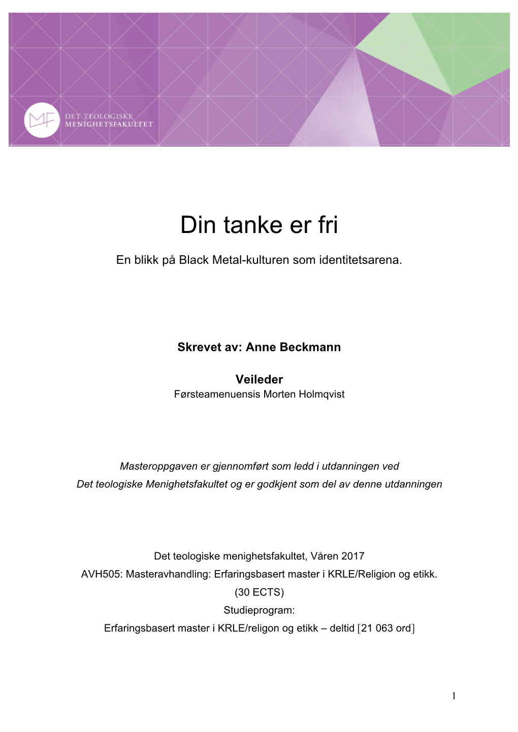 AVH505-1707-Beckmann-Navn.Pdf (4.617Mb)