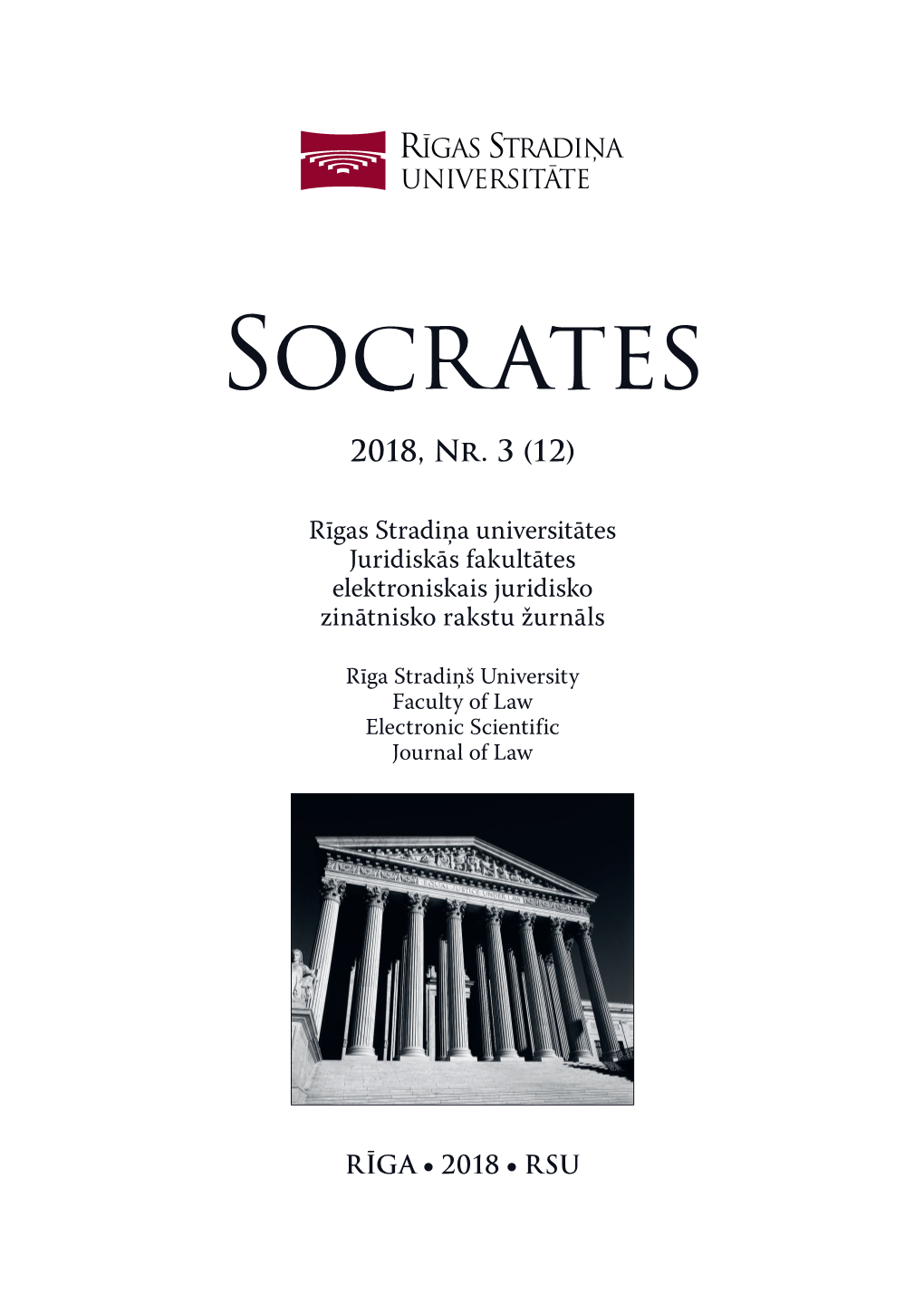 Socrates, 2018, Nr. 3 (12)