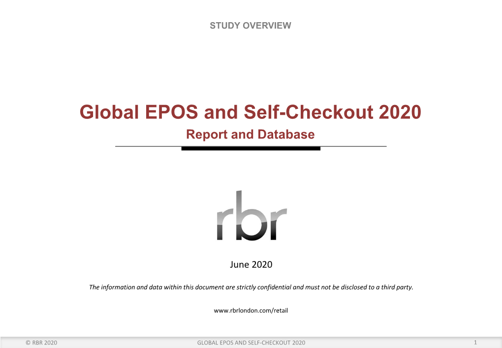 Global EPOS and Self-Checkout 2020 Brochure