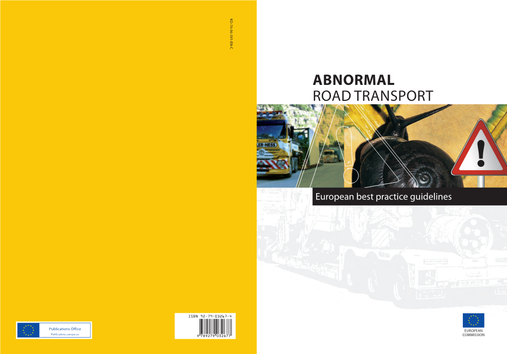 Abnormal Road Transport