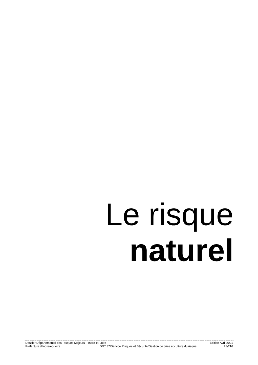 Risque Naturel