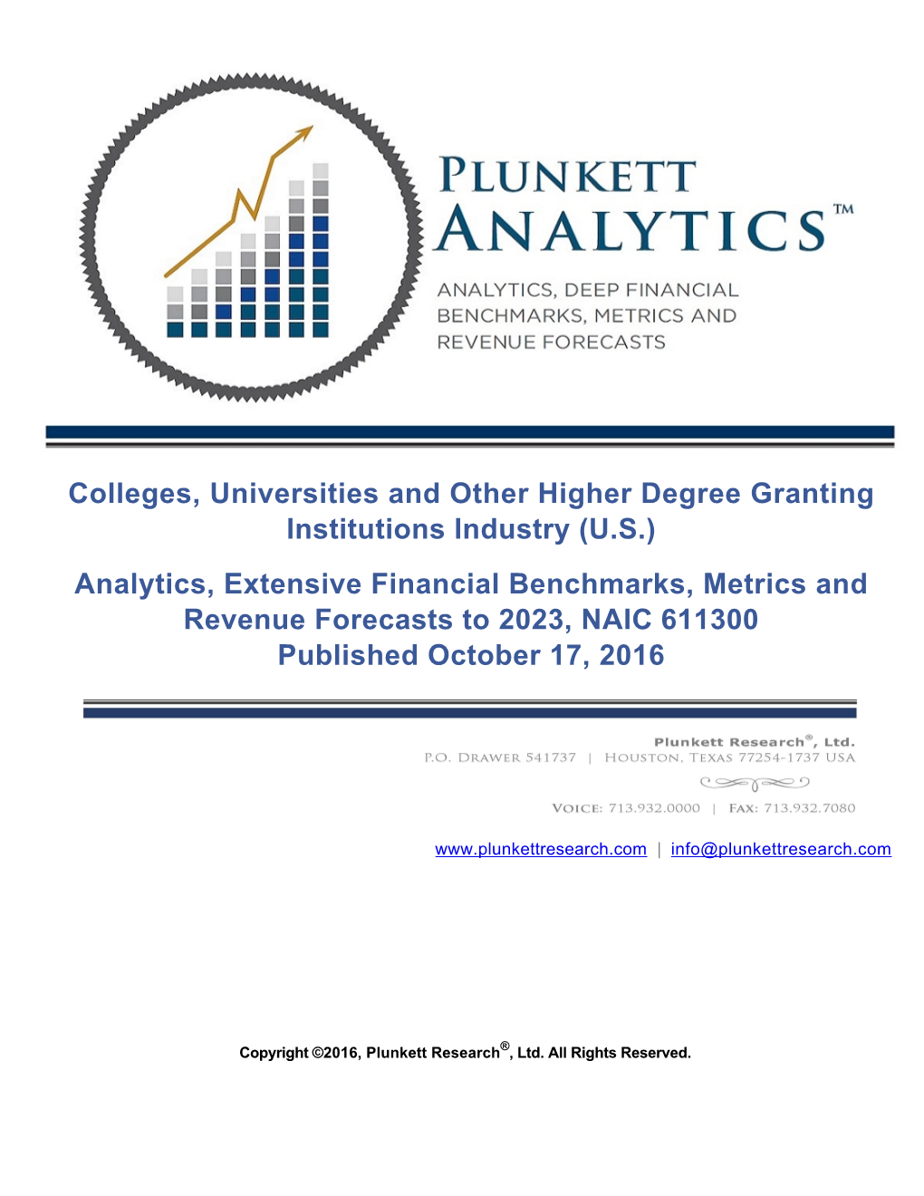 Colleges, Universities and Other Higher Degree Granting Institutions