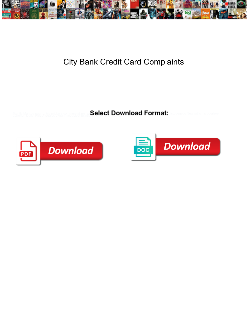 City Bank Credit Card Complaints