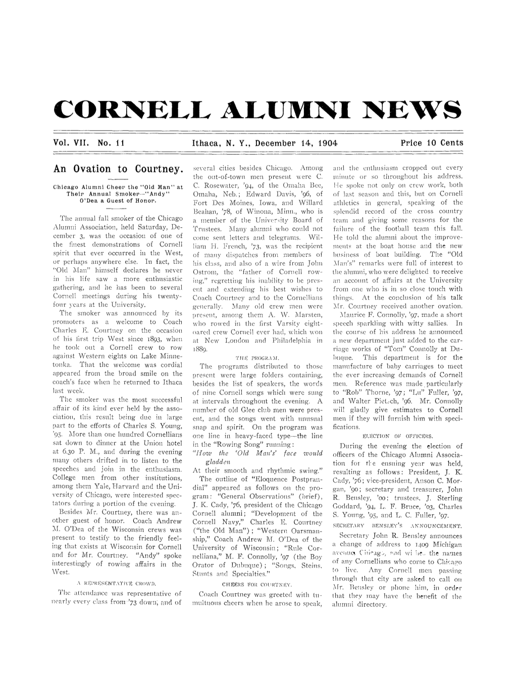 Cornell Alumni News