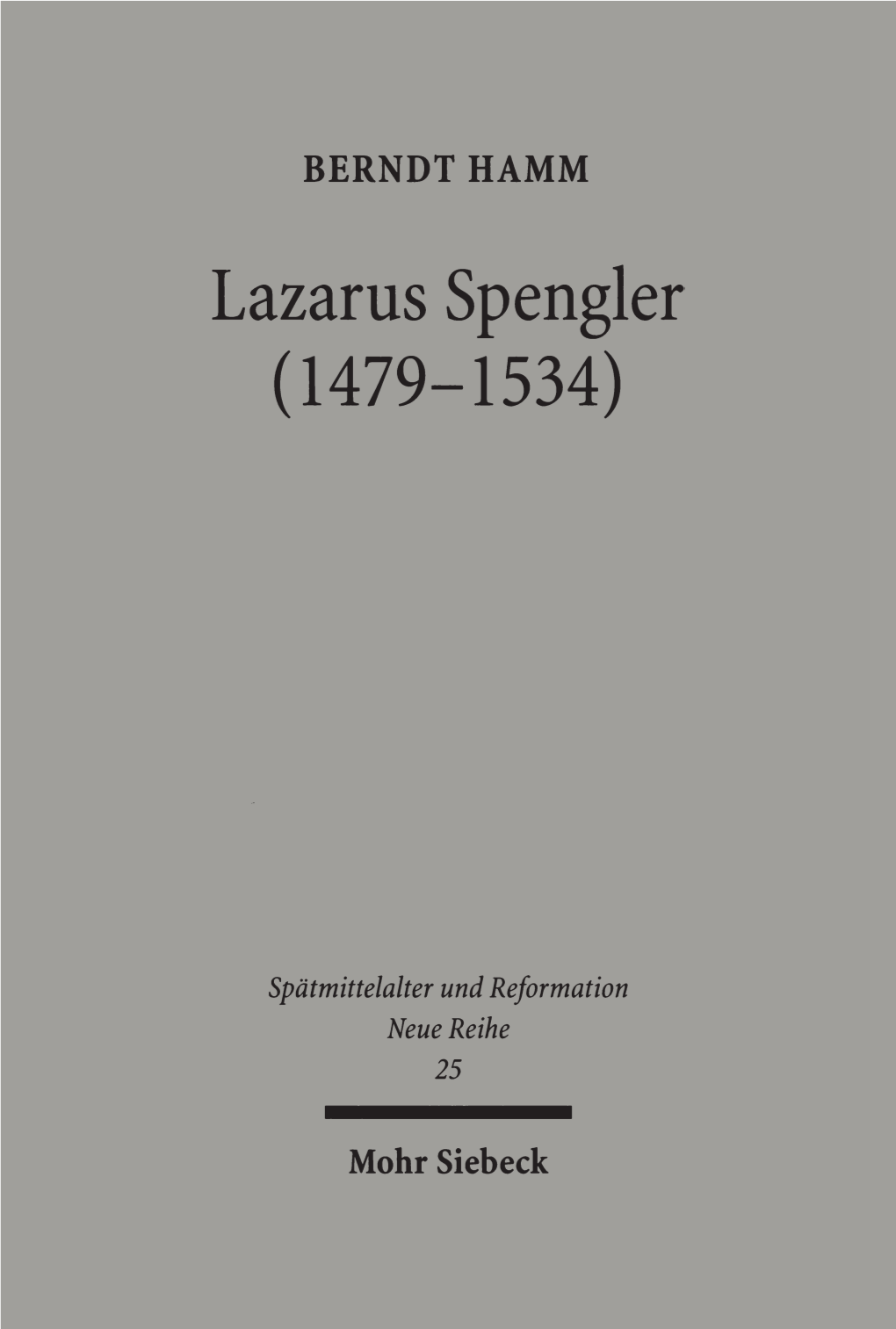 Lazarus Spengler (1479–1534)