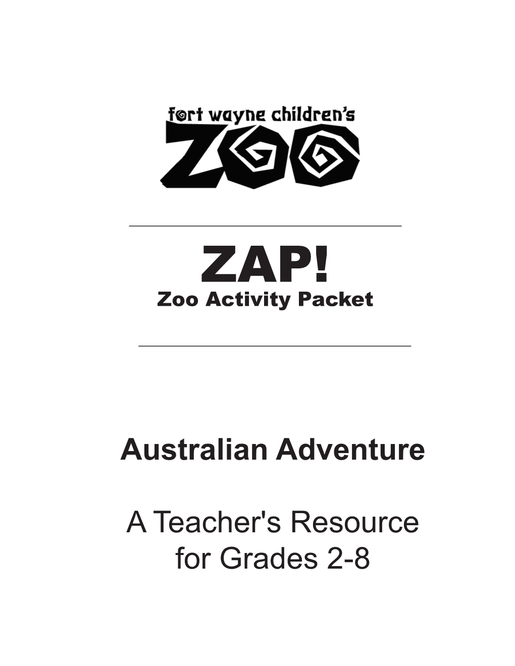 Australian Adventure a Teacher's Resource for Grades