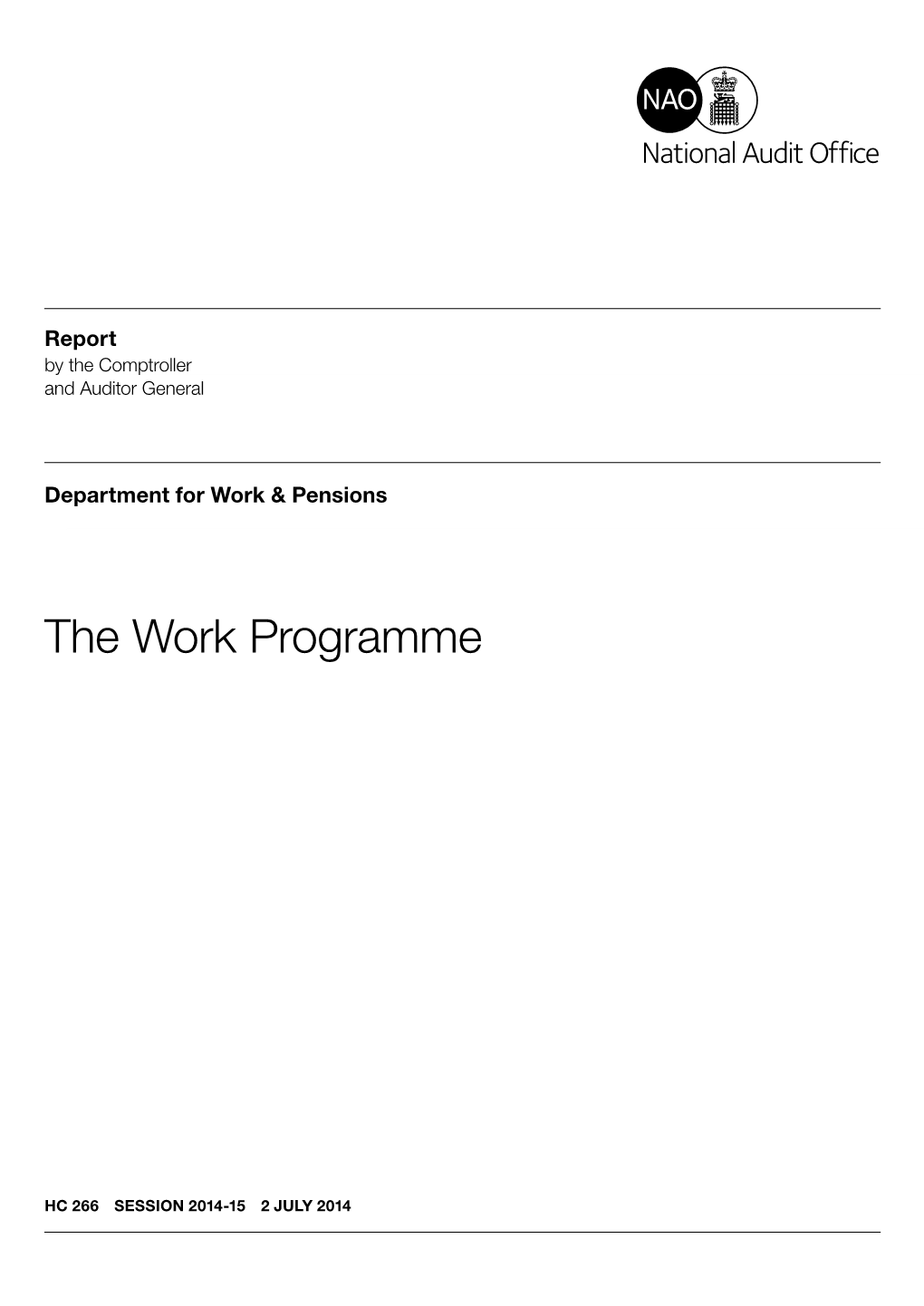 The Work Programme