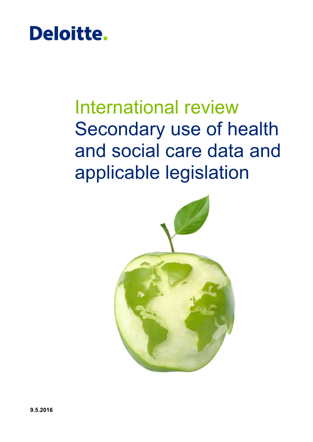 Secondary Use of Health Data Agenda Forward