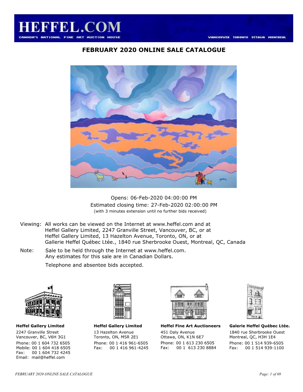 February 2020 Online Sale Catalogue