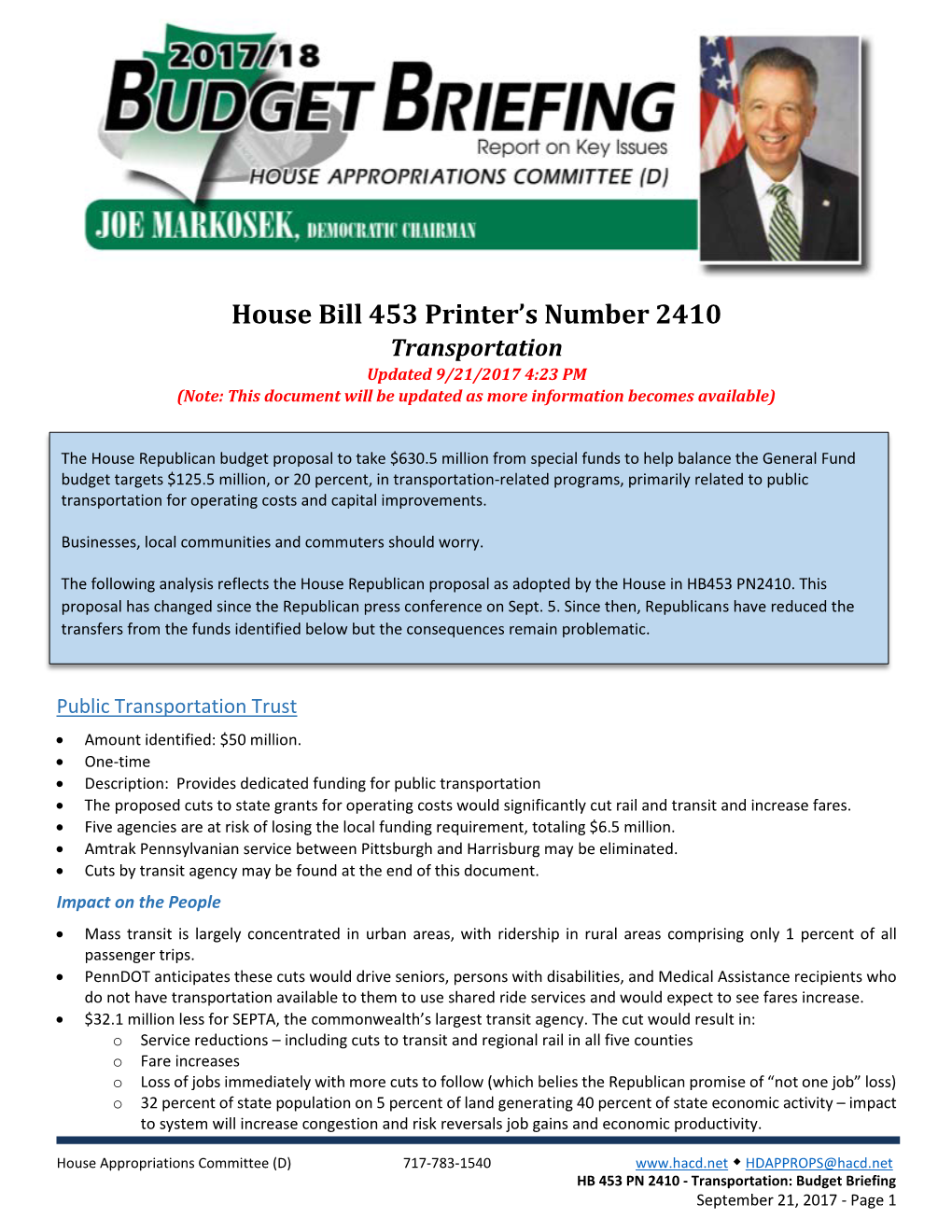 House Bill 453 Printer's Number 2410