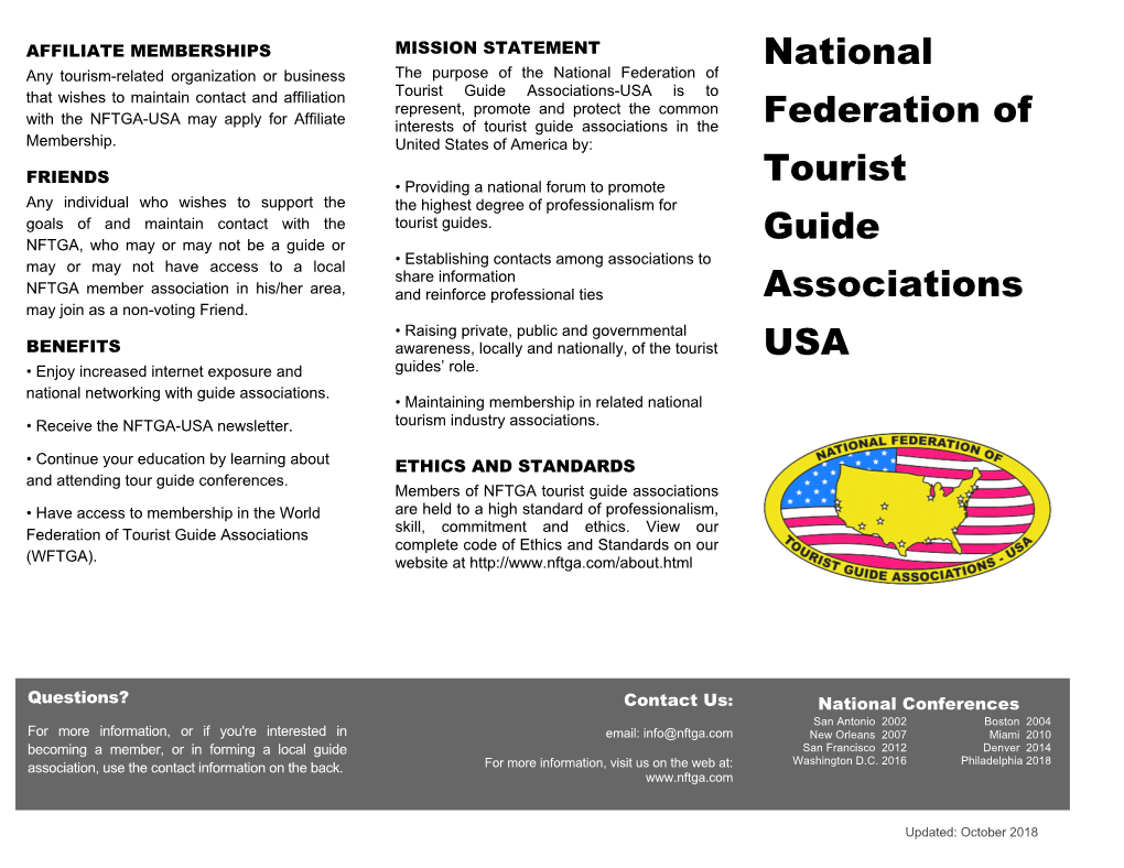 National Federation of Tourist Guide Associations