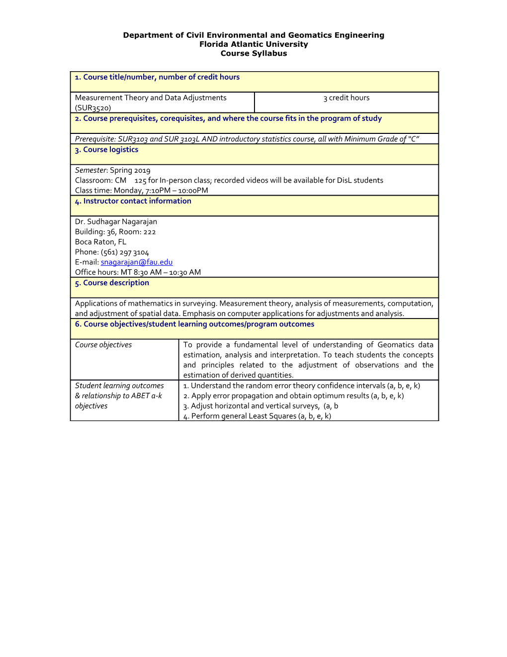 Department of Civil Environmental and Geomatics Engineering s4