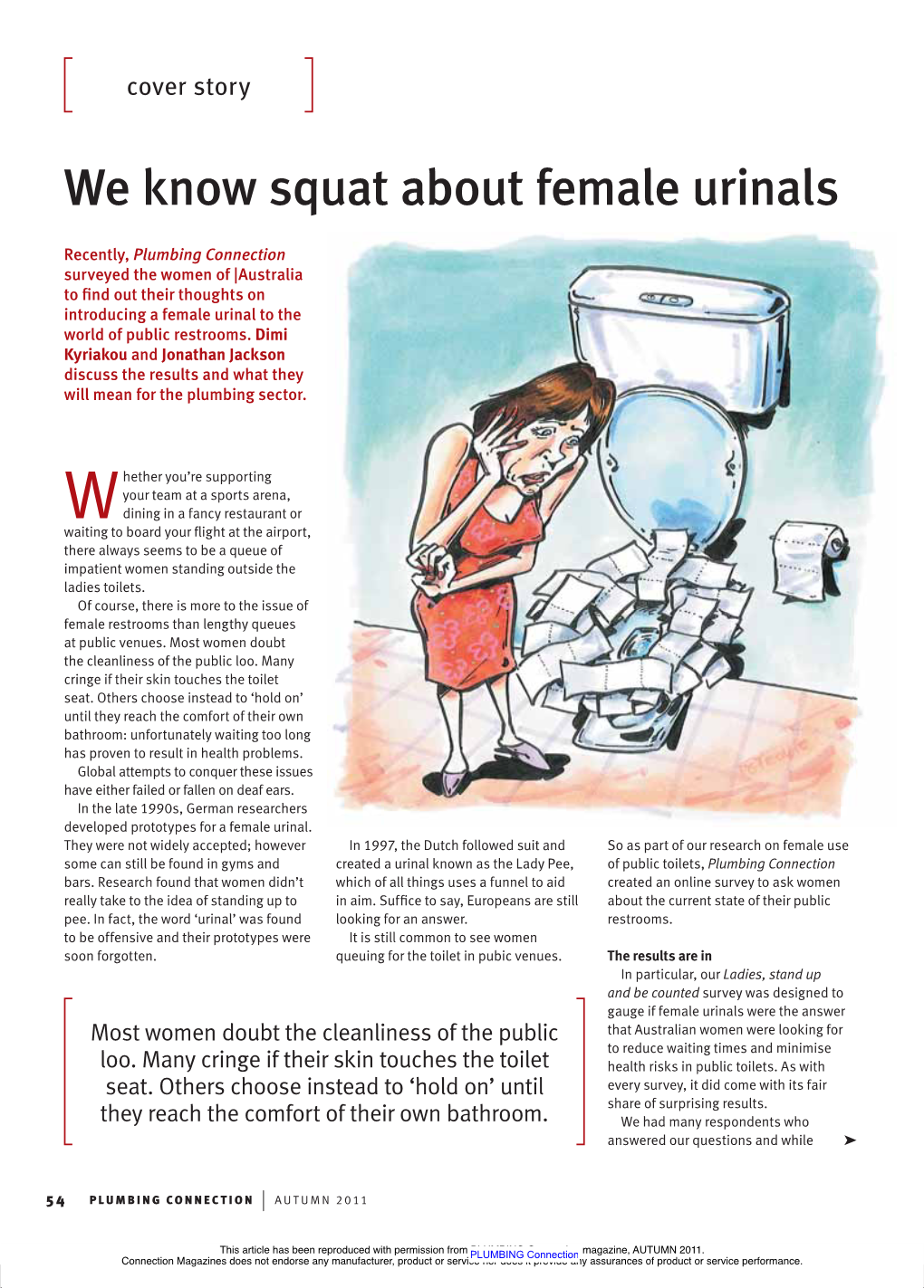 We Know Squat About Female Urinals