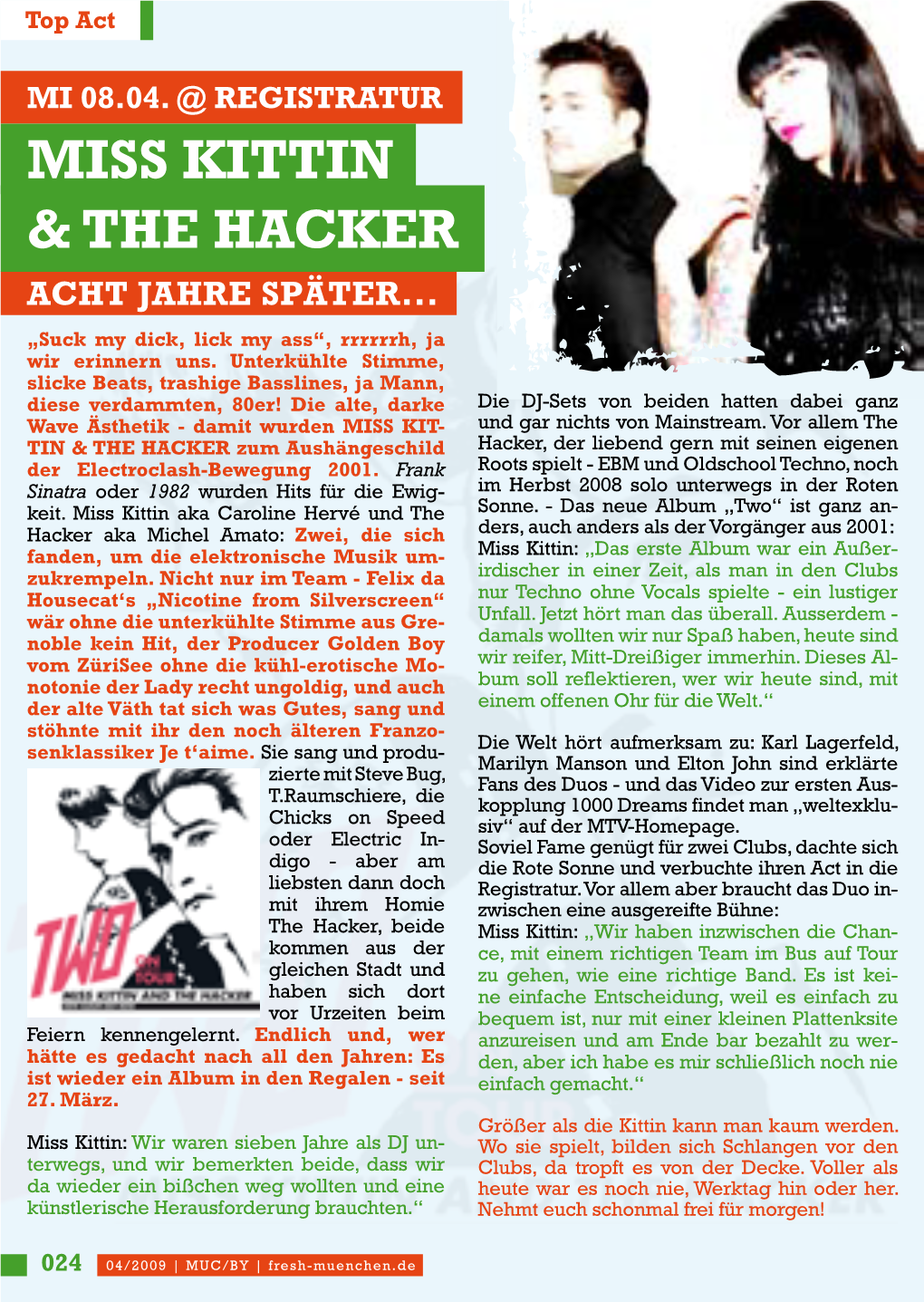 Miss Kittin & the Hacker