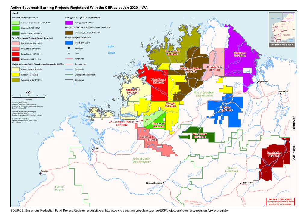 SOURCE: Emissions Reduction Fund Project Register, Accessible At