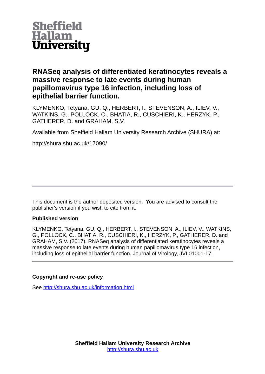 Rnaseq Analysis of Differentiated Keratinocytes Reveals a Massive