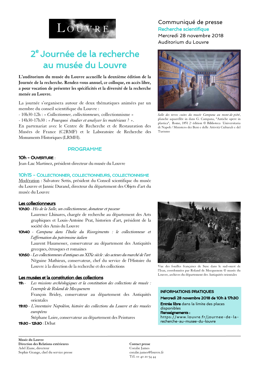 CP Louvre Journee De La Recherche