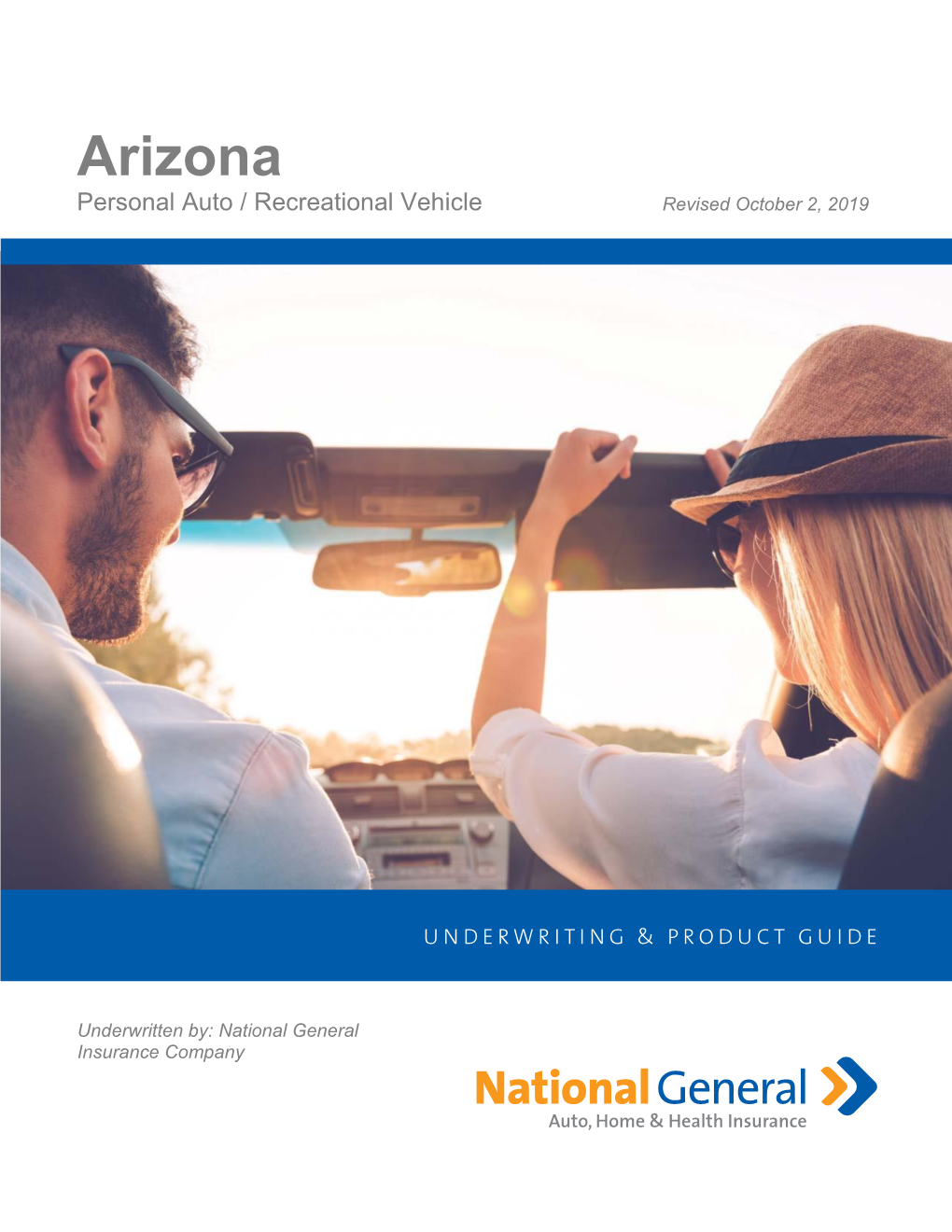 Personal Auto / Recreational Vehicle (Arizona)