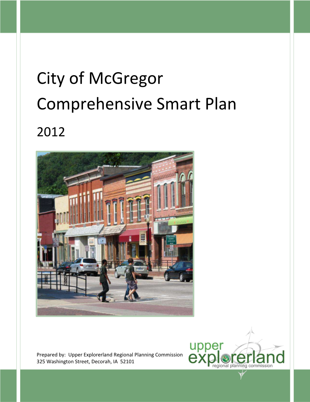 Mcgregor's Comprehensive Plan 2012