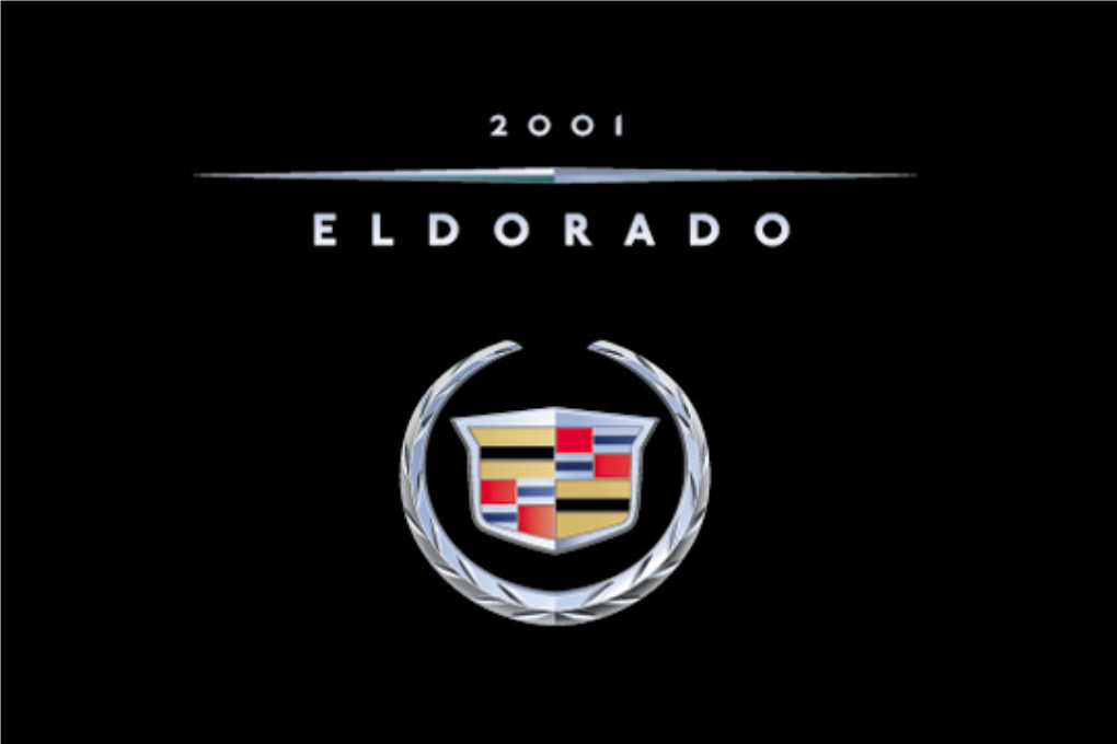 2001 Cadillac Eldorado Owner Manual