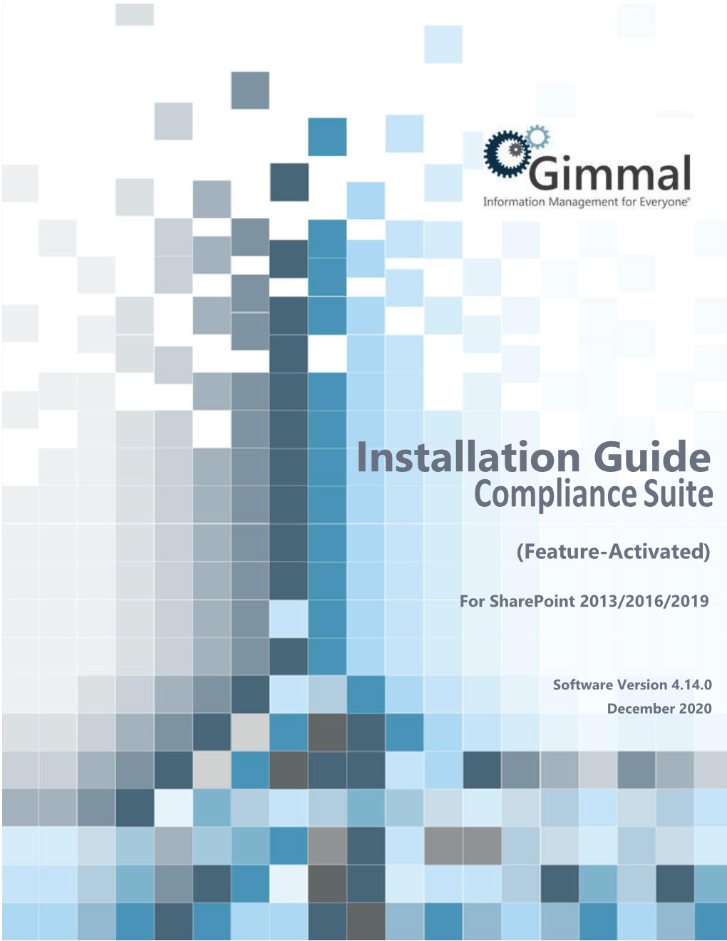 Compliance Suite Installation Guide