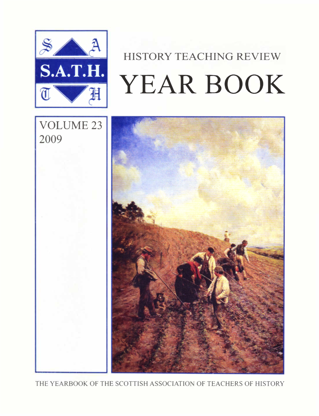 SATH Year Book – Volume 23 – 2009