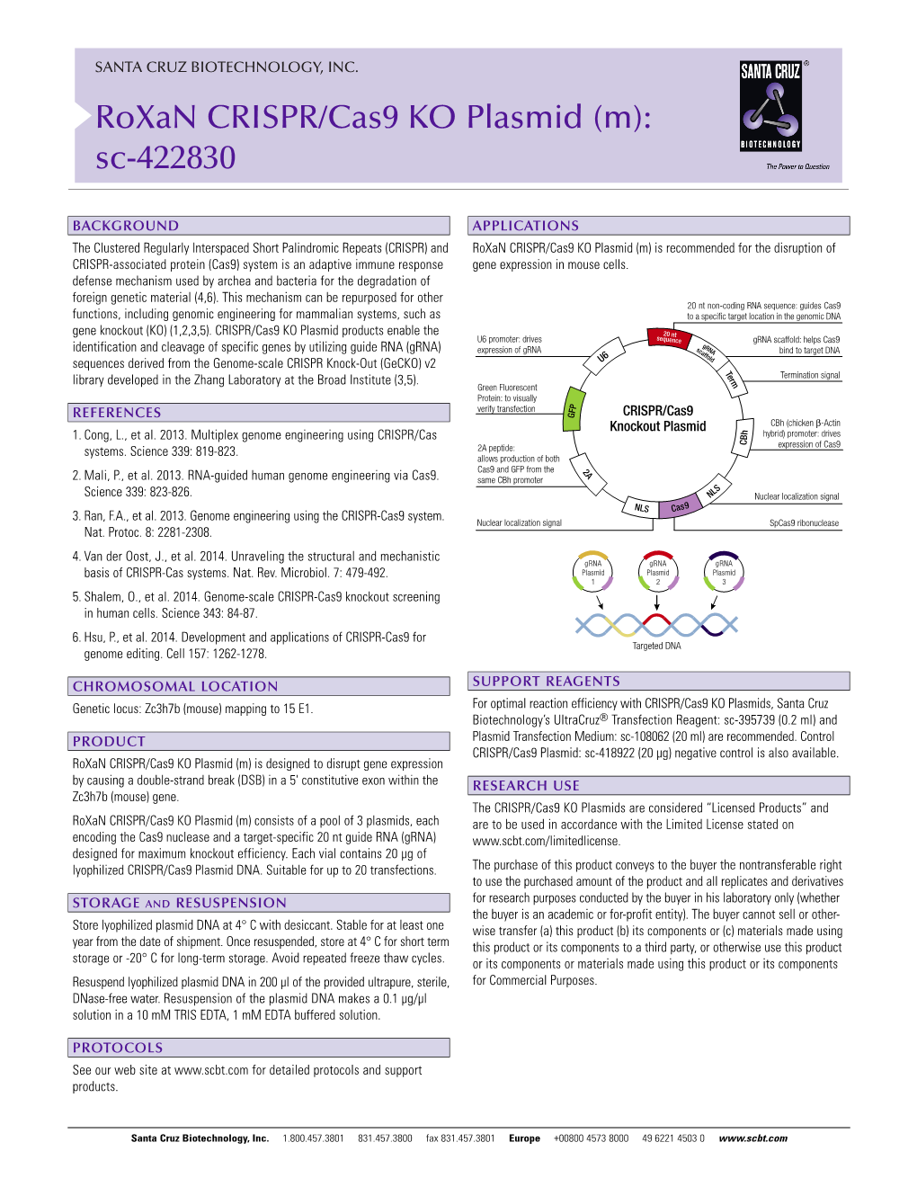 Roxan CRISPR/Cas9 KO Plasmid (M): Sc-422830