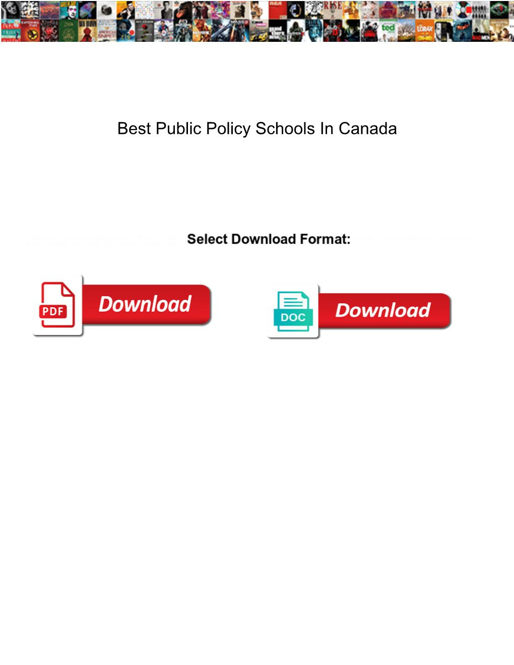Best Public Policy Schools in Canada