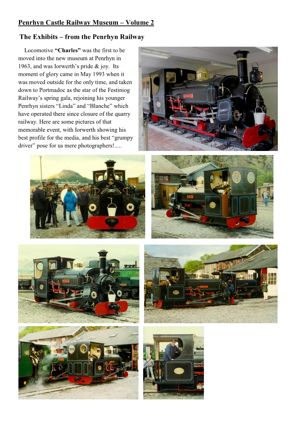 Penrhyn Castle Railway Museum – Volume 2