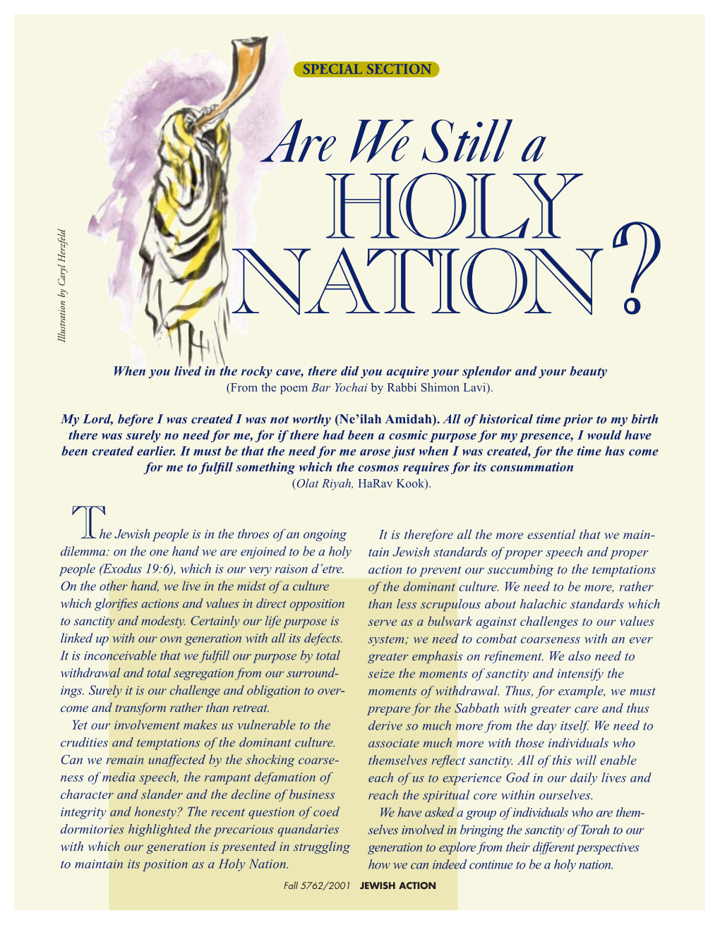 Holy Nation Articles