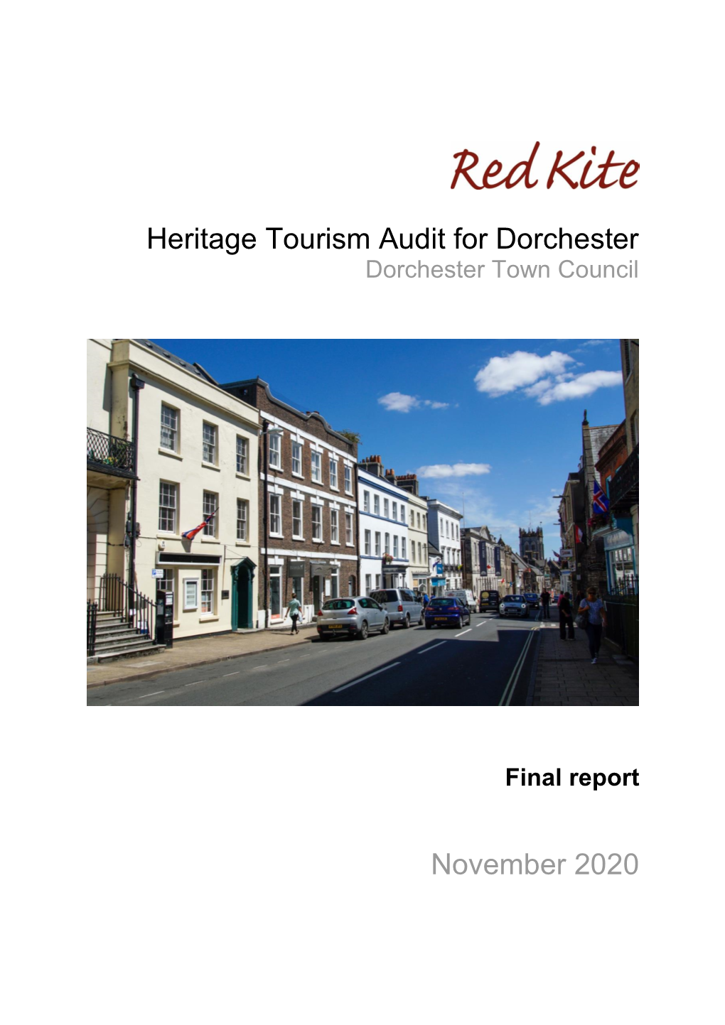 Heritage Tourism Audit for Dorchester November 2020