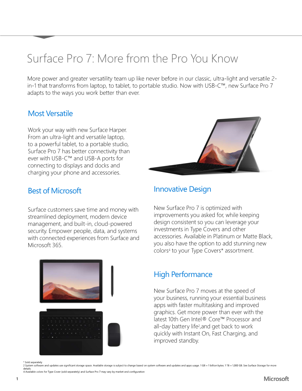 Surface Pro 7: More from the Pro You Know