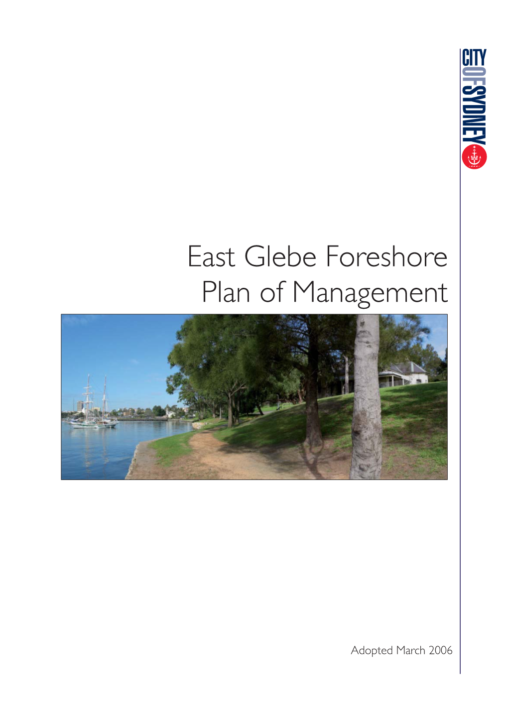 East Glebe Foreshore Plan of Management