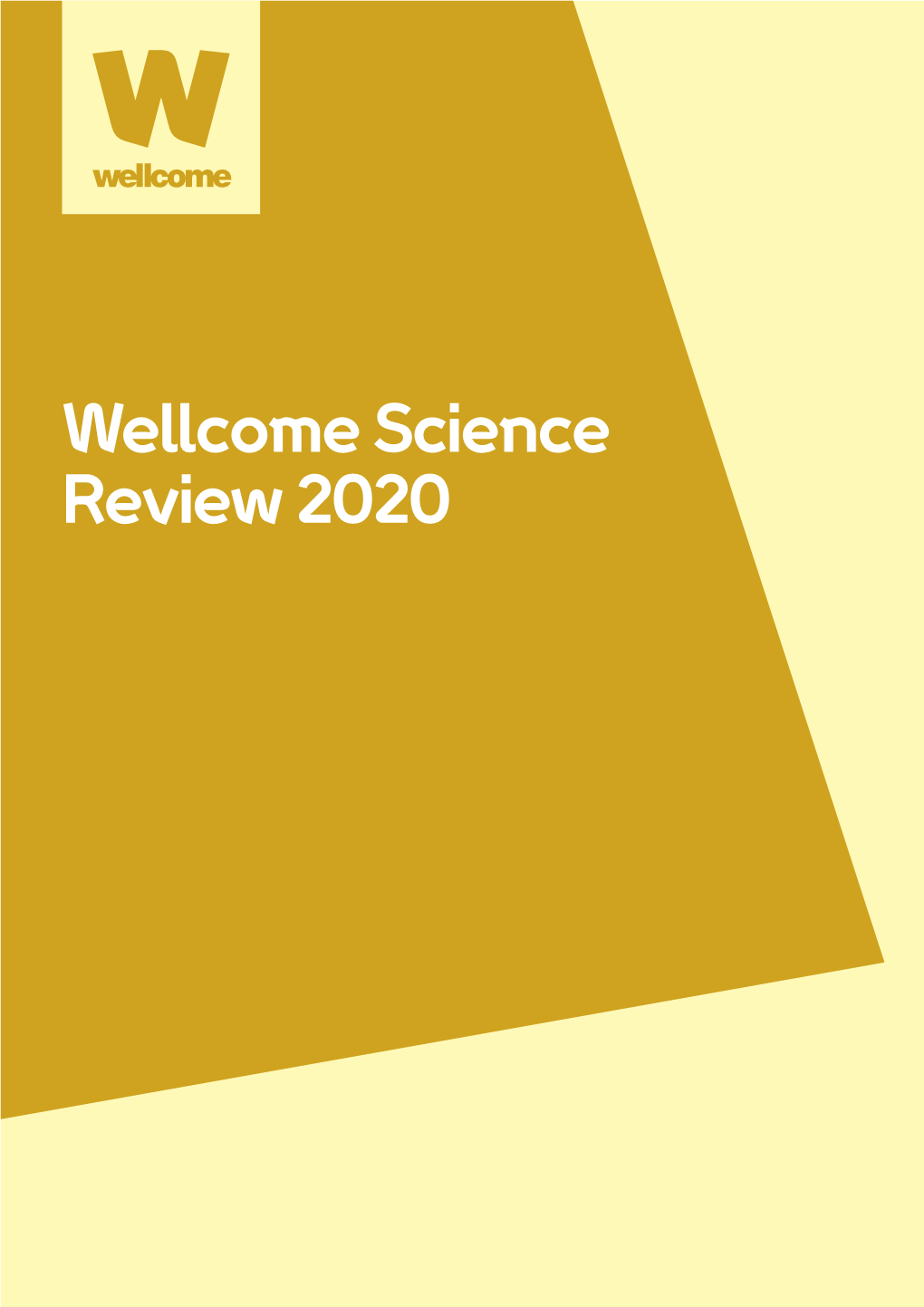 Wellcome Science Review 2020 Contents